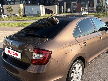 2019 Skoda Rapid I Рестайлинг, коричневый, 1350000 рублей, вид 5