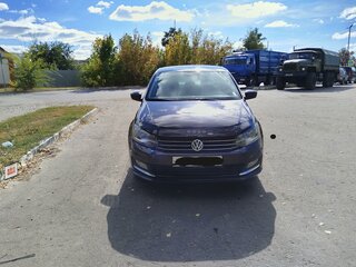 2016 Volkswagen Polo V Рестайлинг, чёрный, 1180000 рублей, вид 2
