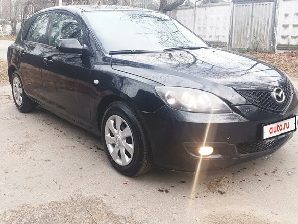 2008 Mazda 3 I (BK) Рестайлинг, чёрный - вид 5