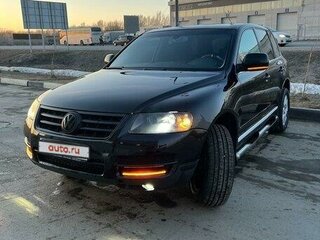 2003 Volkswagen Touareg I, чёрный, 850000 рублей, вид 1