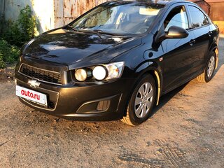 2013 Chevrolet Aveo II, чёрный, 540000 рублей, вид 1