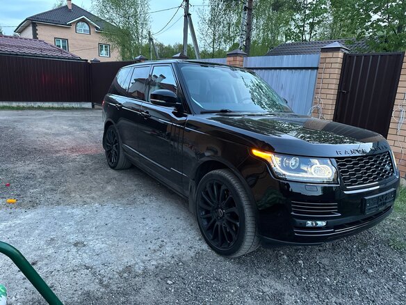 2014 Land Rover Range Rover IV, чёрный