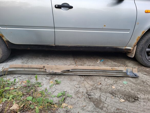2008 Lada (ВАЗ) Kalina I, серебристый, 139000 рублей - вид 6