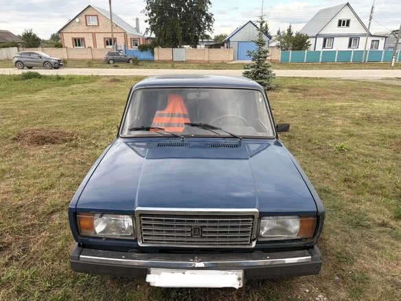 2004 Lada (ВАЗ) 2107, синий, 100000 рублей - вид 1