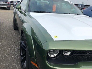 2020 Dodge Challenger Hellcat III Рестайлинг 2, зелёный - вид 2