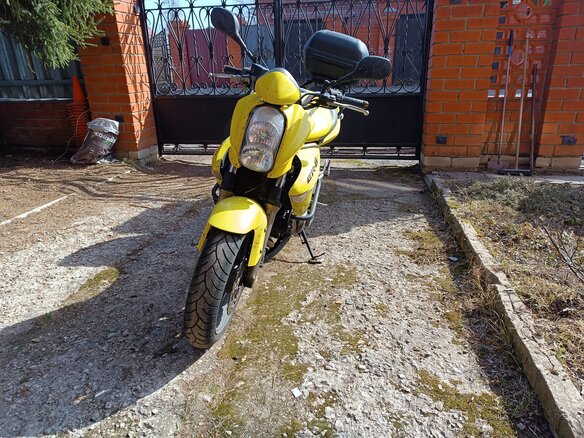 2006 Kawasaki ER-6N, жёлтый, 370000 рублей - вид 5