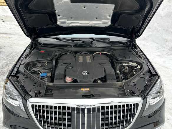2020 Mercedes-Benz Maybach S-Класс 450 I (X222) Рестайлинг, чёрный - вид 1