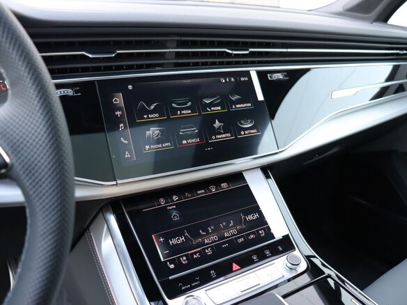 2025 Audi Q7 50 TDI II (4M) Рестайлинг 2, чёрный - вид 14