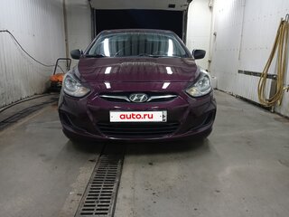 2014 Hyundai Solaris I, фиолетовый, 600000 рублей, вид 2