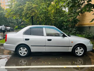 2005 Hyundai Accent ТагАЗ II, белый, 380000 рублей, вид 4