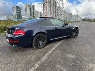 2008 BMW 6 серии 630i II (E63/E64) Рестайлинг, синий, 1580000 рублей, вид 5
