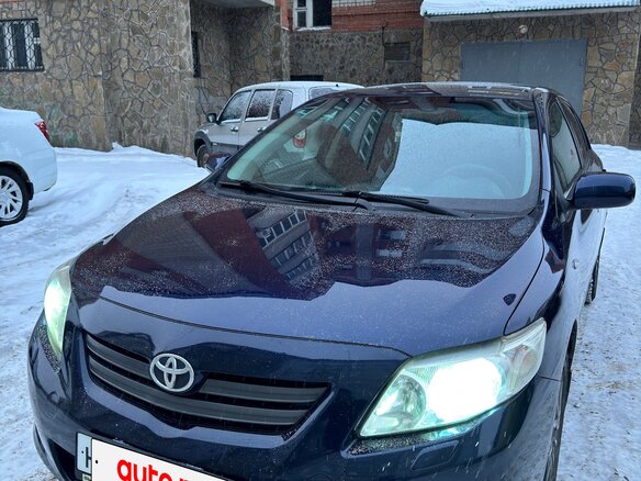 2008 Toyota Corolla X (E140, E150), синий, 750000 рублей - вид 2