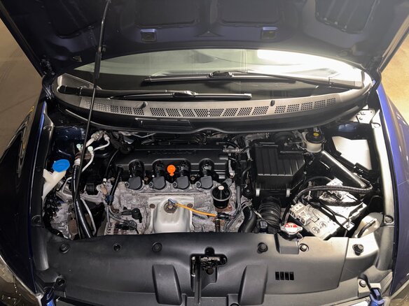2009 Honda Civic VIII Рестайлинг, синий, 1050000 рублей - вид 9