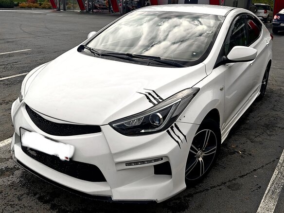 2011 Hyundai Elantra V (MD), белый, 680000 рублей