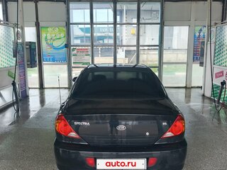 2006 Kia Spectra I Рестайлинг 2, чёрный, 380000 рублей, вид 4