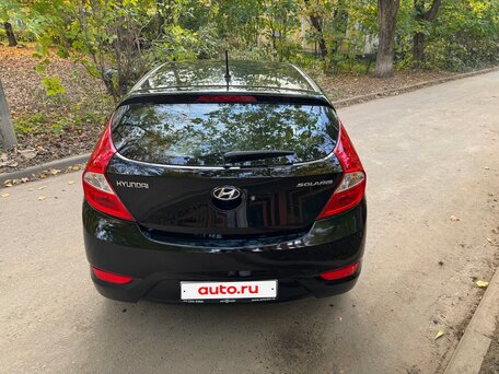 2012 Hyundai Solaris I, чёрный, 730000 рублей, вид 5