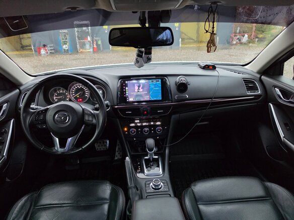 2013 Mazda 6 III (GJ), белый, 1350000 рублей - вид 11