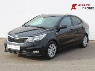 2016 Kia Rio III Рестайлинг, чёрный, 875000 рублей, вид 1