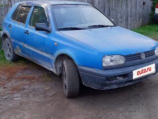 1998 Volkswagen Golf III, синий, 100000 рублей, вид 1