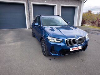 2022 BMW X3 20i xDrive III (G01) Рестайлинг, синий, 5800000 рублей, вид 3