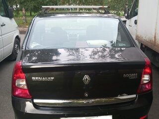 2013 Renault Logan I Рестайлинг, чёрный, 550000 рублей, вид 3