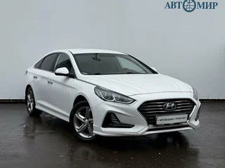 2019 Hyundai Sonata VII (LF) Рестайлинг, белый, 1650000 рублей, вид 3