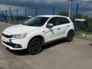 2014 Mitsubishi ASX I Рестайлинг, белый, 1000000 рублей, вид 1