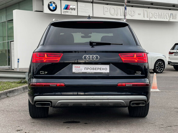 2015 Audi Q7 II (4M), синий, 3790000 рублей - вид 5