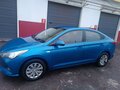 2021 Hyundai Solaris II Рестайлинг, синий, 1150000 рублей - вид 3