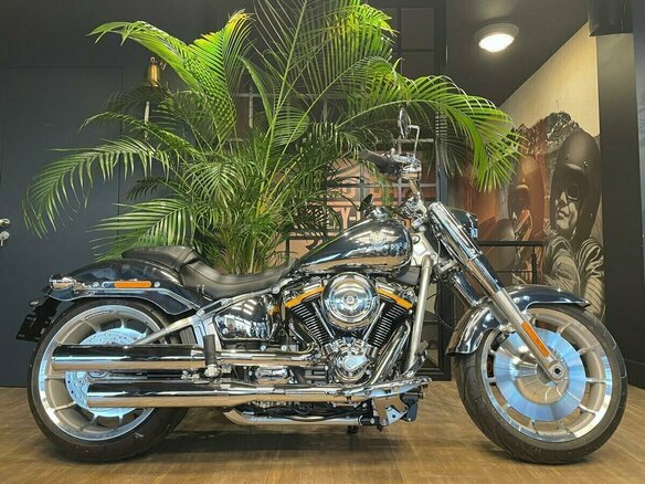 2025 Harley-Davidson Fat Boy, серебристый, 6000000 рублей