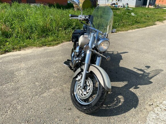2005 Yamaha XVS400 Drag Star, бежевый, 380000 рублей - вид 4