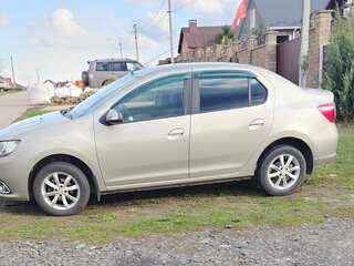 2014 Renault Logan II, бежевый, 740000 рублей, вид 3