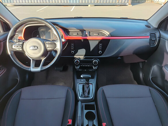 2021 Kia Rio X IV Рестайлинг, серый, 1739000 рублей - вид 13