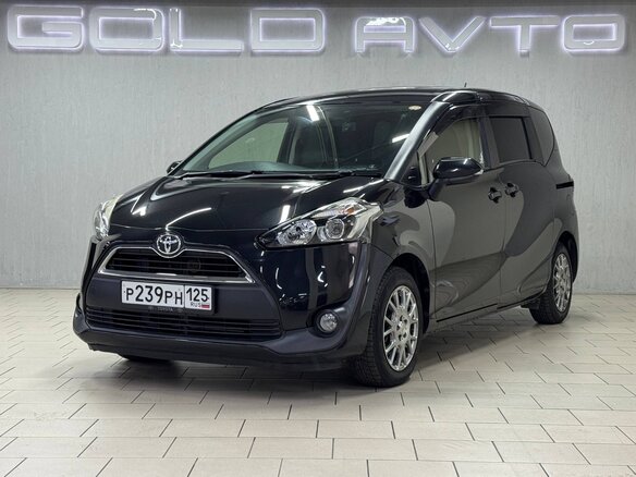 2018 Toyota Sienta II, чёрный, 1390000 рублей