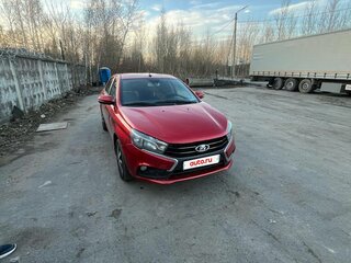 2016 Lada (ВАЗ) Vesta I, красный, 700000 рублей, вид 1
