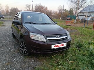 2015 Lada (ВАЗ) Granta I, пурпурный, 358000 рублей, вид 1
