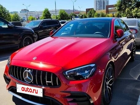 2021 Mercedes-Benz E-Класс 200 V (W213, S213, C238) Рестайлинг, красный, 5200000 рублей, вид 4