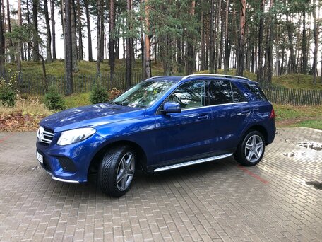 2017 Mercedes-Benz GLE 350 d I (W166), синий, 4600000 рублей, вид 1
