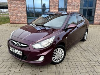 2011 Hyundai Solaris I, фиолетовый, 630000 рублей, вид 1