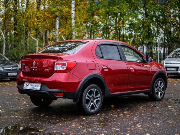 2018 Renault Logan Stepway II Рестайлинг, красный, 988000 рублей - вид 1
