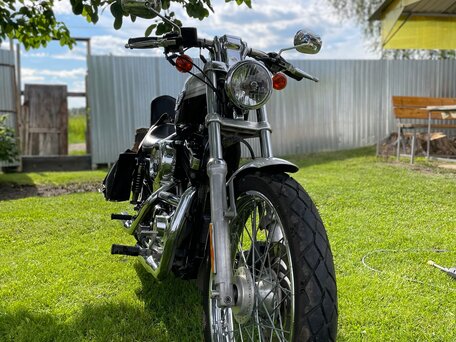 2003 Harley-Davidson Sportster 1200, серебристый, 800000 рублей, вид 5