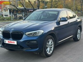 2019 BMW X4 20i II (G02), синий, 3200000 рублей, вид 1