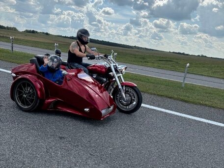 2006 Honda VTX 1800, красный, 1200000 рублей, вид 1