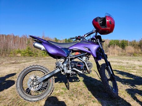 2019 Motoland XT125, фиолетовый, 55000 рублей, вид 4