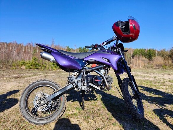 2019 Motoland XT125, фиолетовый, 55000 рублей - вид 3