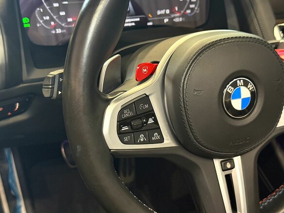2022 BMW M8 Competition I (F91/F92/F93) Рестайлинг, синий - вид 36