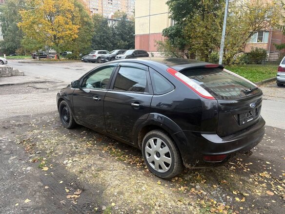 2008 Ford Focus II Рестайлинг, чёрный - вид 3