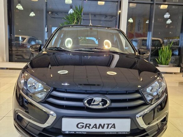 2026 Lada (ВАЗ) Granta I Рестайлинг, чёрный, 845000 рублей - вид 2
