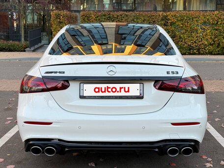 2021 Mercedes-Benz E-Класс AMG 53 AMG V (W213) Рестайлинг, белый, 7300000 рублей, вид 4