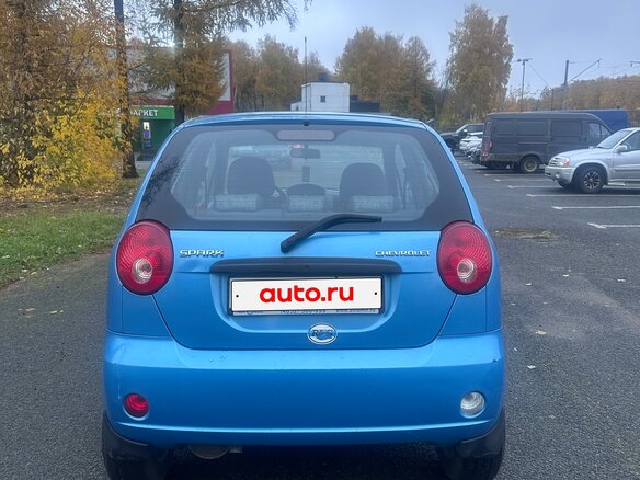 2008 Chevrolet Spark II, синий, 300000 рублей - вид 3
